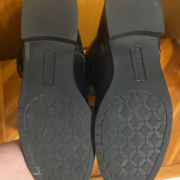 Women’s Knee High Black Leather Boots Size 10W - Picture 11 of 11